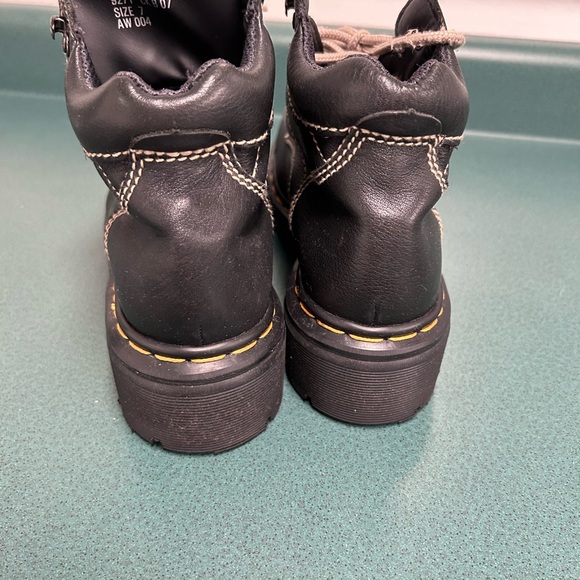 Dr. Martens Black and Tan Lace Up Boots - Picture 5 of 10